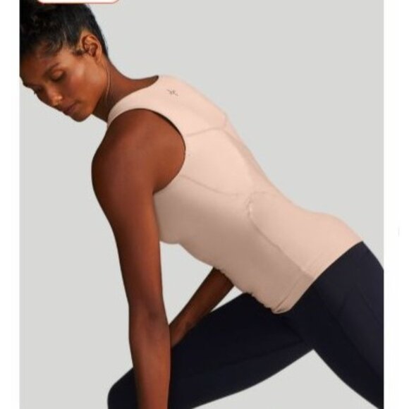 Tommie Copper Womens Lower Back Support Tank M Polyester & Spandex Nude $80 MSRP - Picture 5 of 9